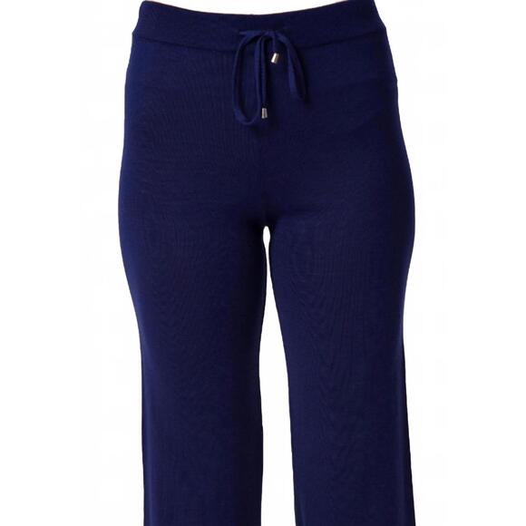 NEW FRENCH KYSS women's drawstring lounge pant in navy - Picture 3 of 3